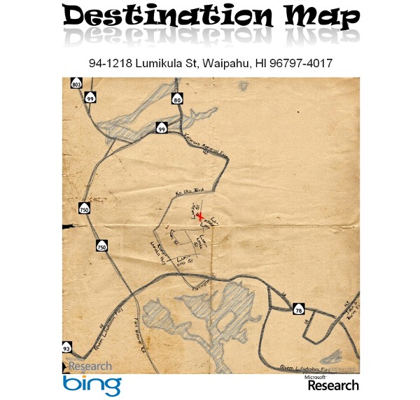 Bing Maps - Destination Maps (略地図生成機能)