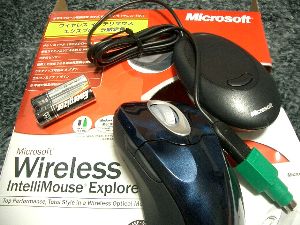 Microsoft Wireless IntelliMouse Explorer 2.0 Model:1007 水平スクロール機能搭載 光学式 5ボタン ワイヤレス インテリマウス エクスプローラ限定色